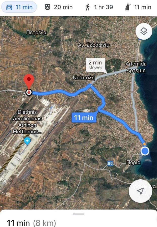 Vravrona Beach Apartments Ártemida Kültér fotó